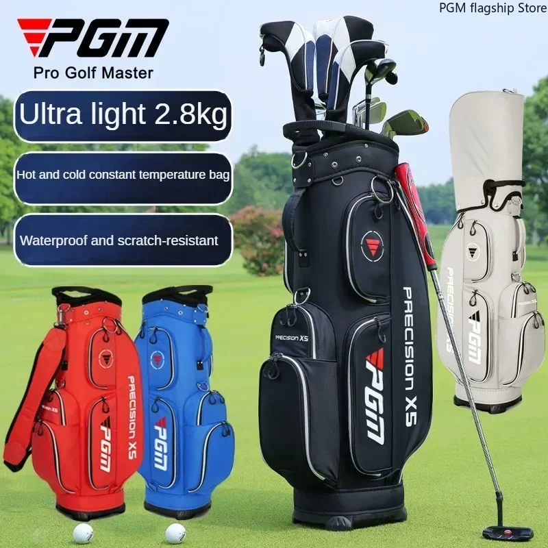 PGM Lightweight Golf Bag Men's and Women's Standard Bag Waterproof Nylon Cloth Club Bag QB067