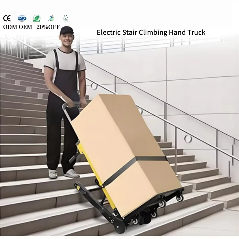 

Chinese Manufacture Hand Truck Electric Heavy Duty Trolley With 4 Wheels