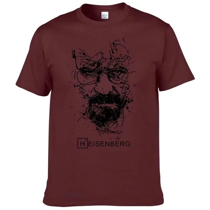 2024 New Fashion Breaking Bad Graphic T Shirts Men Heisenberg Camisetas Hombre Men Cool Tee Shirt for Men Tops Cotton Tshirt