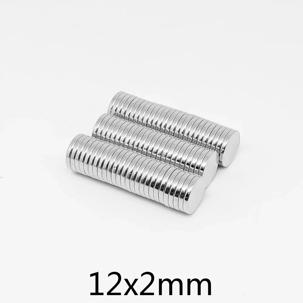 

12x2mm N35 Disc Neodymium Magnet 12*2 Small Round Permanent NdFeB Magnet Powerful Magnetic Magnets Strong 12x2 mm