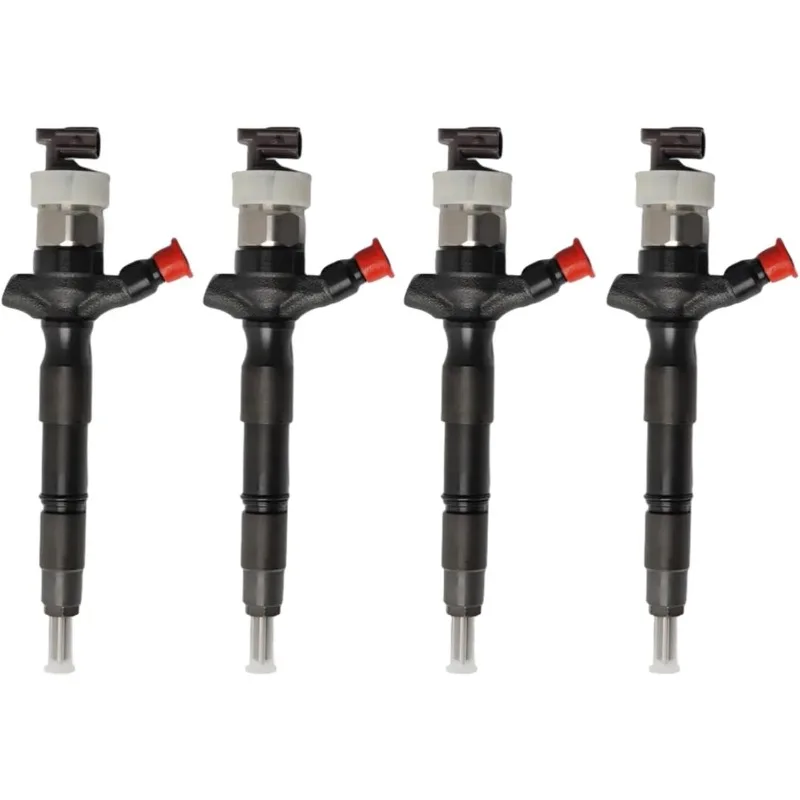

4-Pack Common Rail Injector 23670-0L050 095000-8290 for Toyota KUN26 Hilux D4D 1KD-FTV Engine