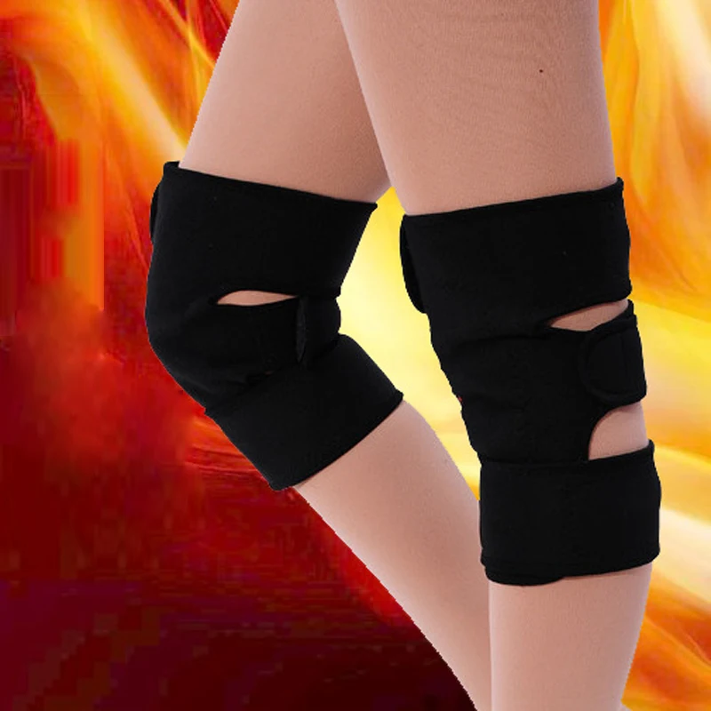 Unisex Toermalijn Magneet Stone Therapie Kniebrace Ondersteuning Patella Pijn Verlichten Zwelling Knie Warmer