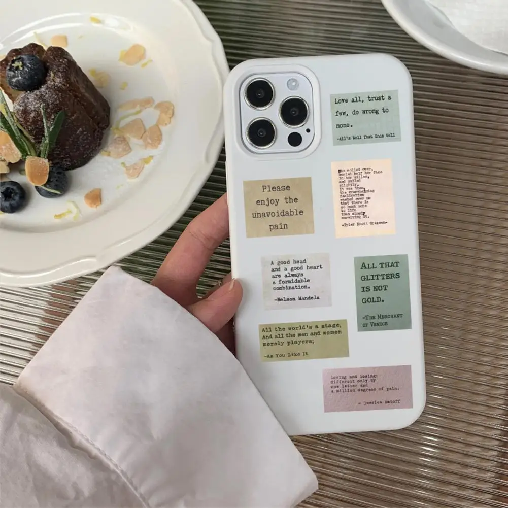 Уникальные Наклейки, Вдохновляющие виниловые наклейки, 60 прочных наклеек для детей и взрослых, водостойкие, легко наносится на ноутбук