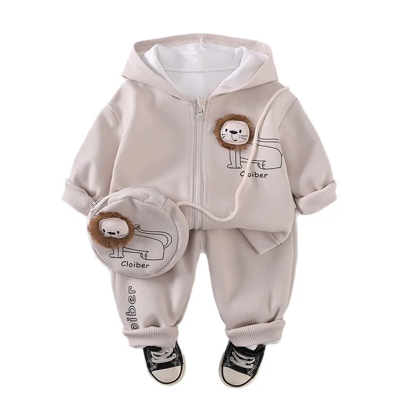 

New Spring Baby Clothes Suit Children Boys Hooded Jacket Pants 2Pcs/Sets Kids Girls Clothing Infant Costume Toddler Tracksuits