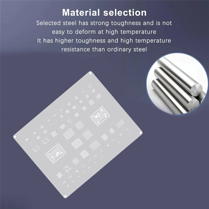 LICE-BGA Rebيعادل الاستنسل آيفون 15 سلسلة وحدة المعالجة المركزية IC زراعة القصدير قالب شبكة معدنية اللوحة الأم