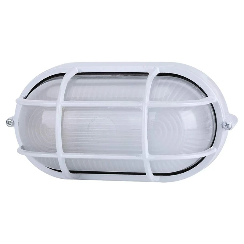 High Bright In Ground Outdoor Oval Round Proof Sauna Steam Room For Stair Patio Garden Floor(Excluding Light Bulbs)