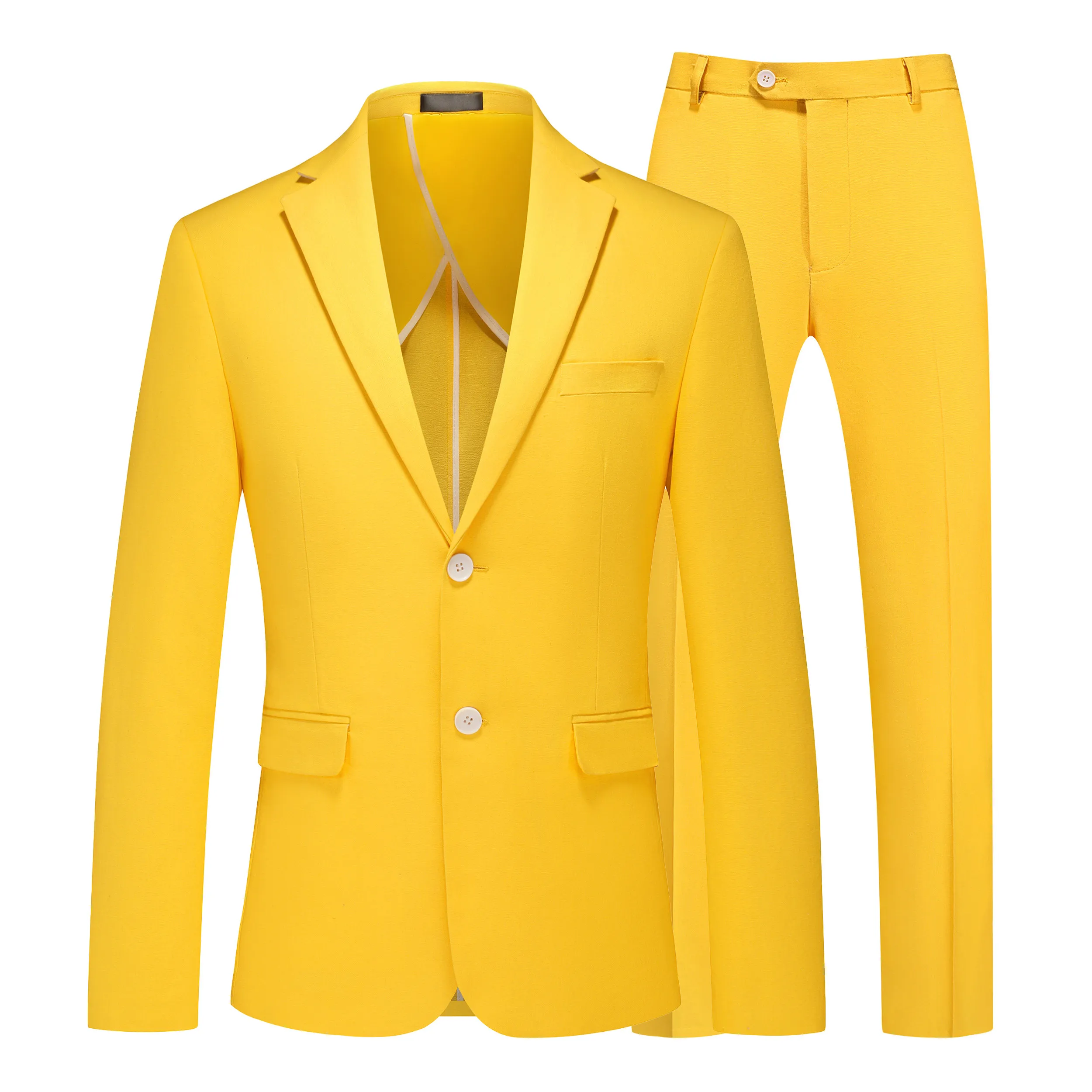 

High-quality party wedding linen half-sleeve camisole summer lightweight men's two-piece set all-year-round