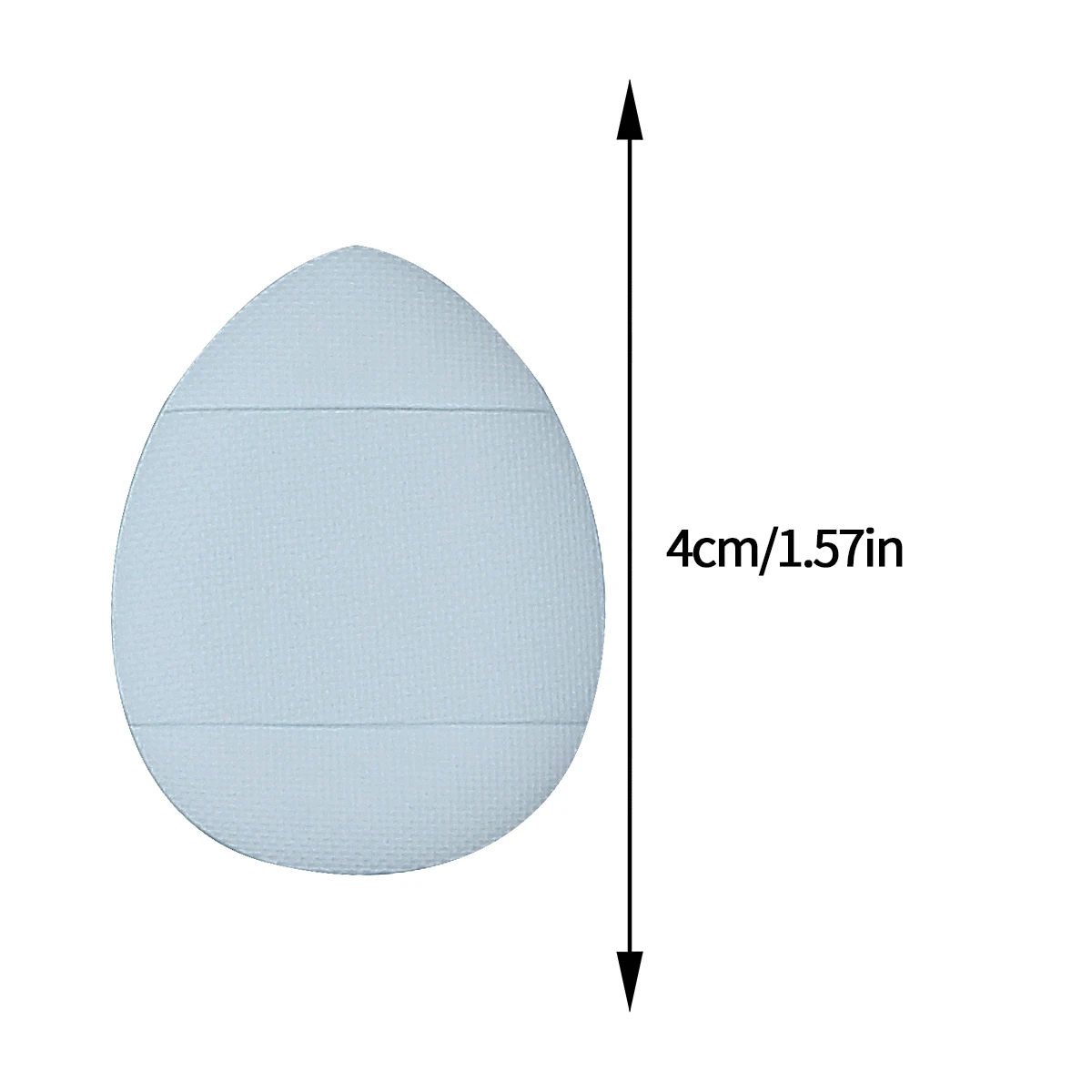 100PCS Professional soft makeup thumb powder puff, dry and wet dual-purpose, non-sticking powder facial concealer makeup tool