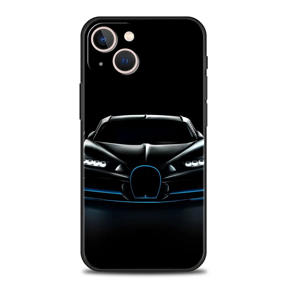 Legal esportes preto caso de telefone do carro capa para iphone 16 15 14 13 12 pro max xr xs 11 7 8 plus silicone à prova de choque macio funda escudo