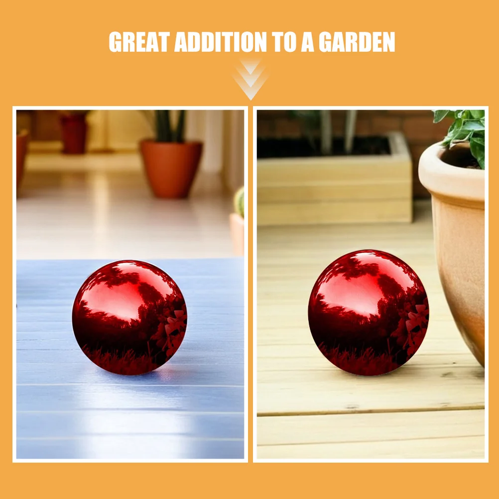 الفولاذ المقاوم للصدأ التحديق الكرة مصقول مرآة غلوب حديقة ديكور في الهواء الطلق فناء ديكور عاكس المجال التحديق الكرة