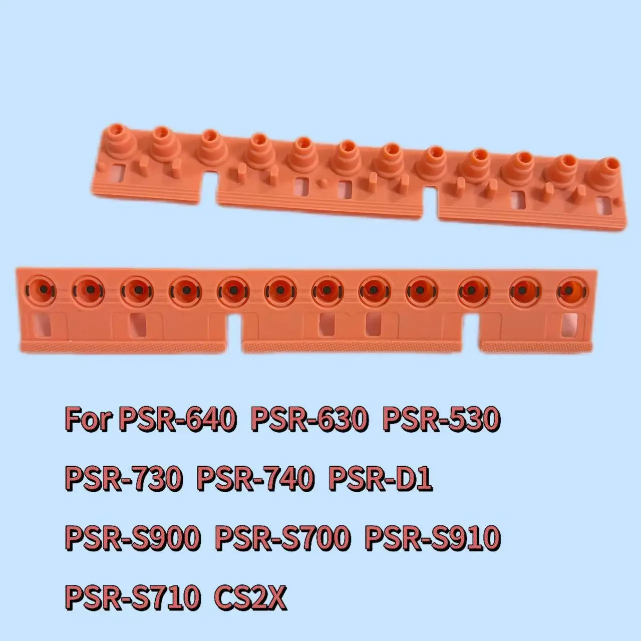 Apply To Yamaha PSR-640 PSR-630 PSR-530 PSR-730 PSR-740 PSR-D1 PSR-S900 PSR-S700 PSR-S910 PSR-S710 CS2X Rubber Strip (1pcs)