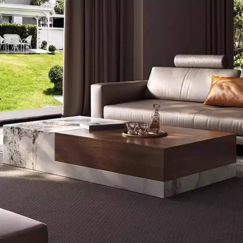 pu-Classic Classy Coffee Tables High Quality Italian Living Room Coffee Tables Modern Designer Mesa Centro Sala Furniture Home