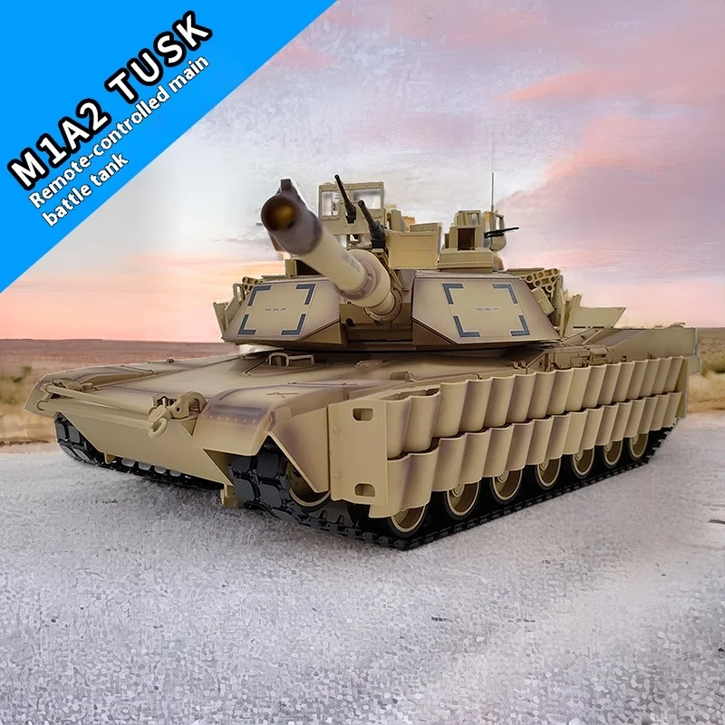 

New product 1: 16 American M1A2 TUSK main battle tank remote control battle tank electric toy model.