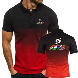 Men's Polo Shirts Classic TShirts Military Style Fitness Sport Jersey Youth Hip Hop Tees Johann Zarco 5 Motorcycle Topshirts