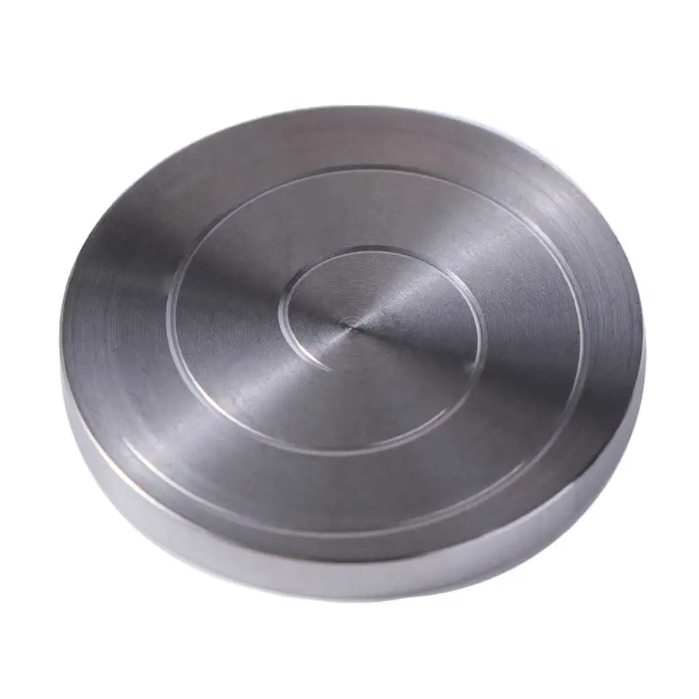 Juguetes giratorios redondos de acero inoxidable para aliviar la fatiga, juguetes giratorios de escritorio, rodamiento silencioso de Metal, giroscopio para la yema del dedo