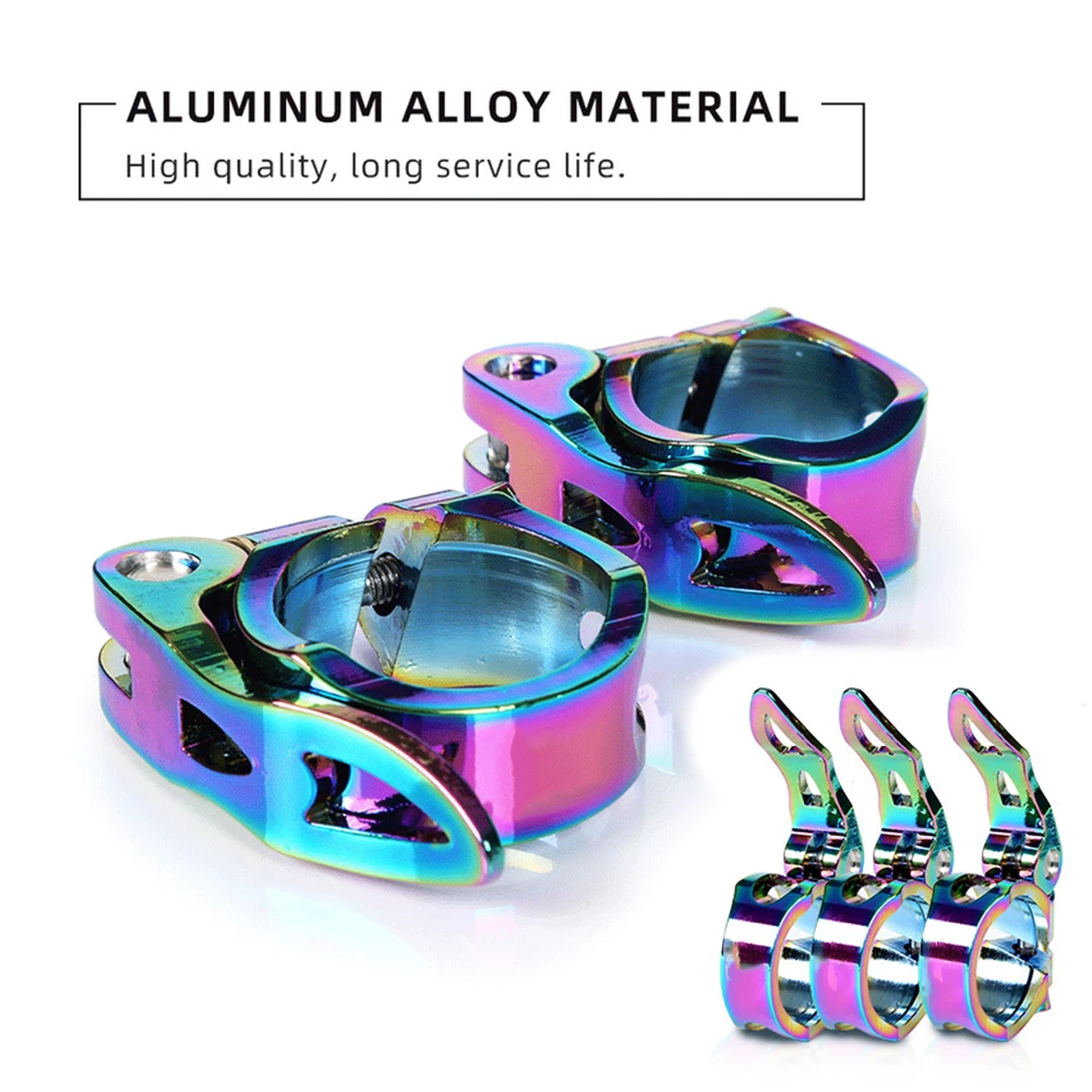 

1 шт. зажим для подседельного штыря велосипеда TS30 31,8/34,9 мм из алюминиевого сплава, цветной быстросъемный зажим для подседельного штыря, детали трубки сиденья велосипеда