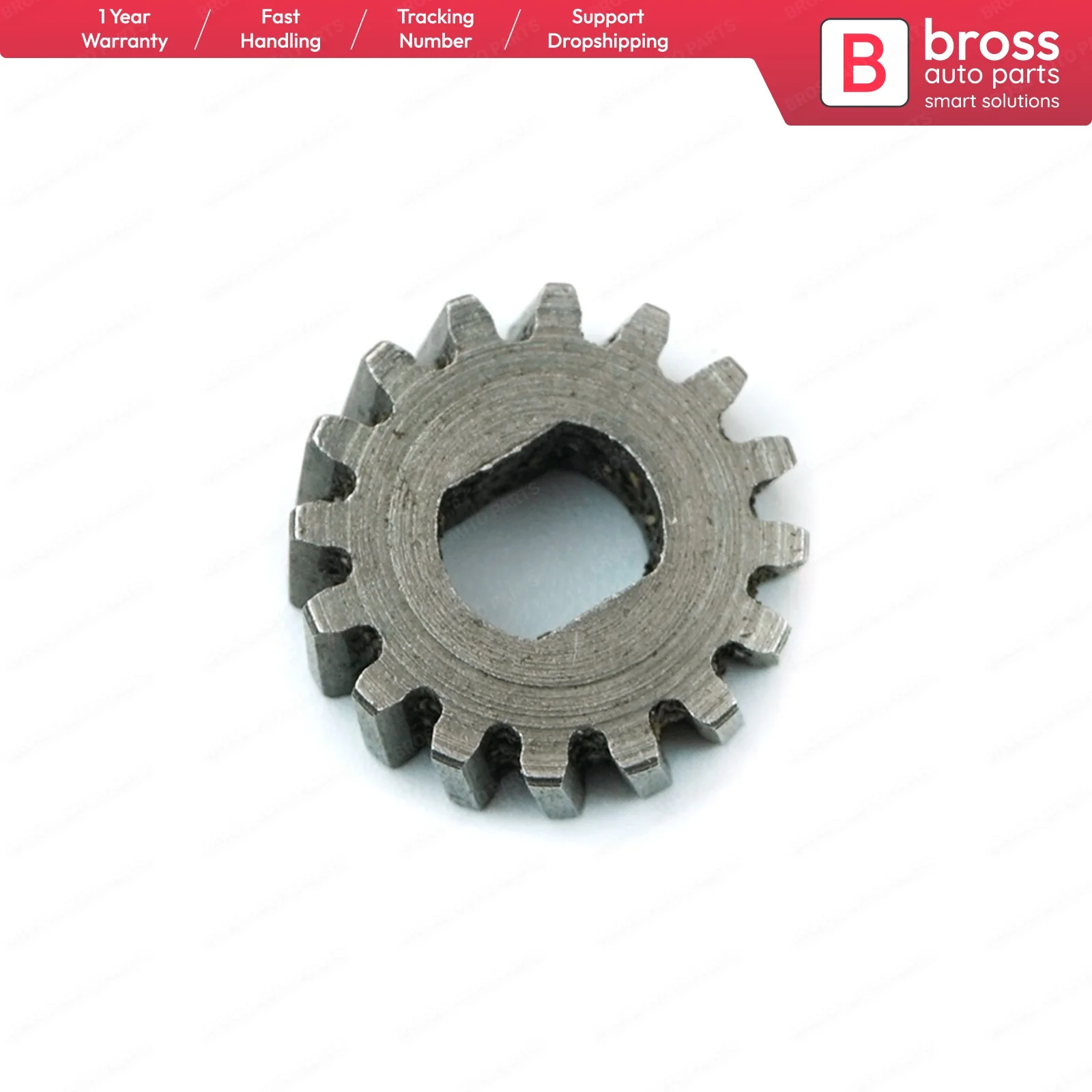 Shipping From France BGE516FBA Sunroof Motor Repair Cog Gear 0176780 for Renault Peugeot Teeth Number: 16; Diameter: 13.7mm.