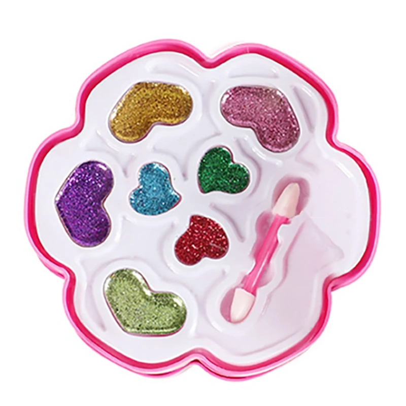 Fashion Girl Washable Makeup Toy Flower Makeup Toy Girl Child Makeup Set Girl Safe Baby Cosmetics Beauty Set