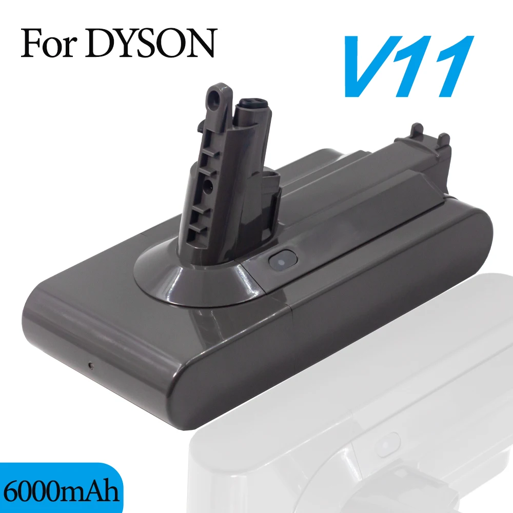 SV14 Battery 6000mAh 25.2V Lithium Li-ion Vacuum Cleaner Rechargeable Battery for Dyson V11 Absolute V11 Animal 970145-02