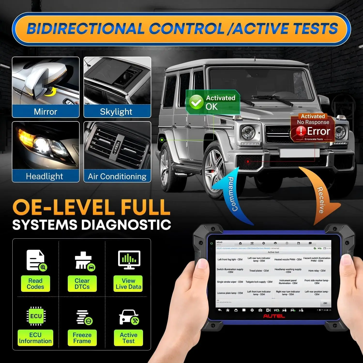 Autel MaxiIM IM608S II Komplettset OBD2-Scanner Schlüsselprogrammierer IMMO Schlüsselprogrammierung Kfz-Diagnosegerät ECU-Codierung PK IM608 – Detail 4