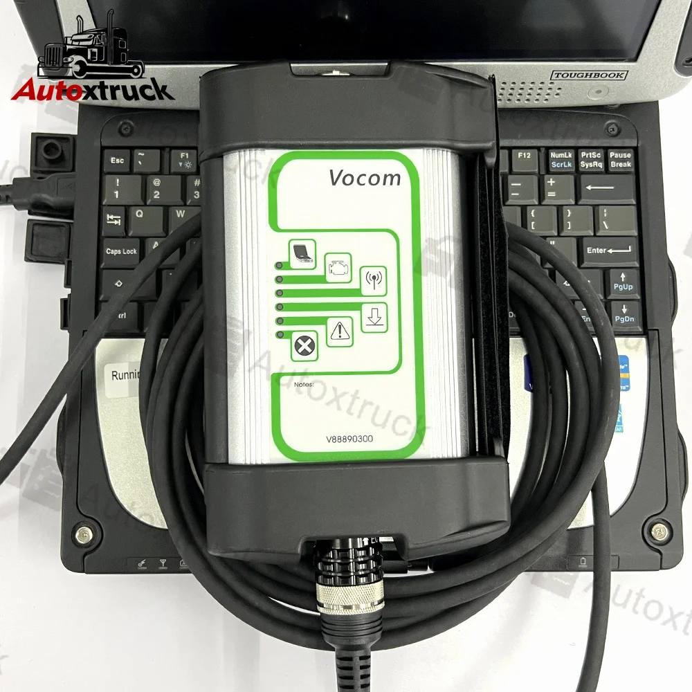 

CF19 Laptop Arla For VOCOM 1 VOCOM1 88890300 Interface Heavy truck excavator scanner Diagnostic Tool