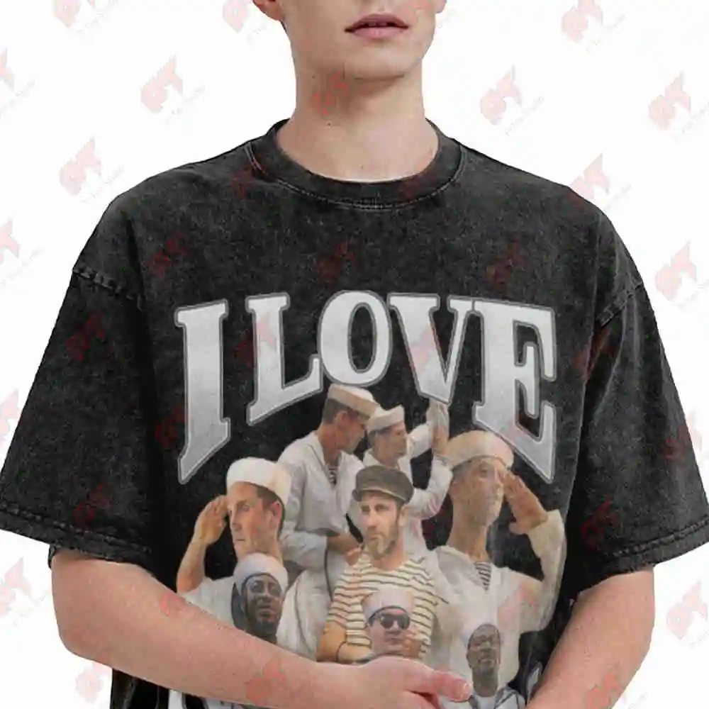 I Love Seamen Cringe Offensive Vintage Washed Tee Pure Cotton T-Shirt