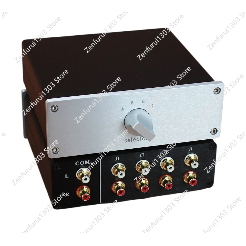 

Высококачественный двухканальный аудио-коммутатор HIFI, разветвитель звука, ручной коммутатор усилителя мощности 4-1, 3-3, не требует подключения