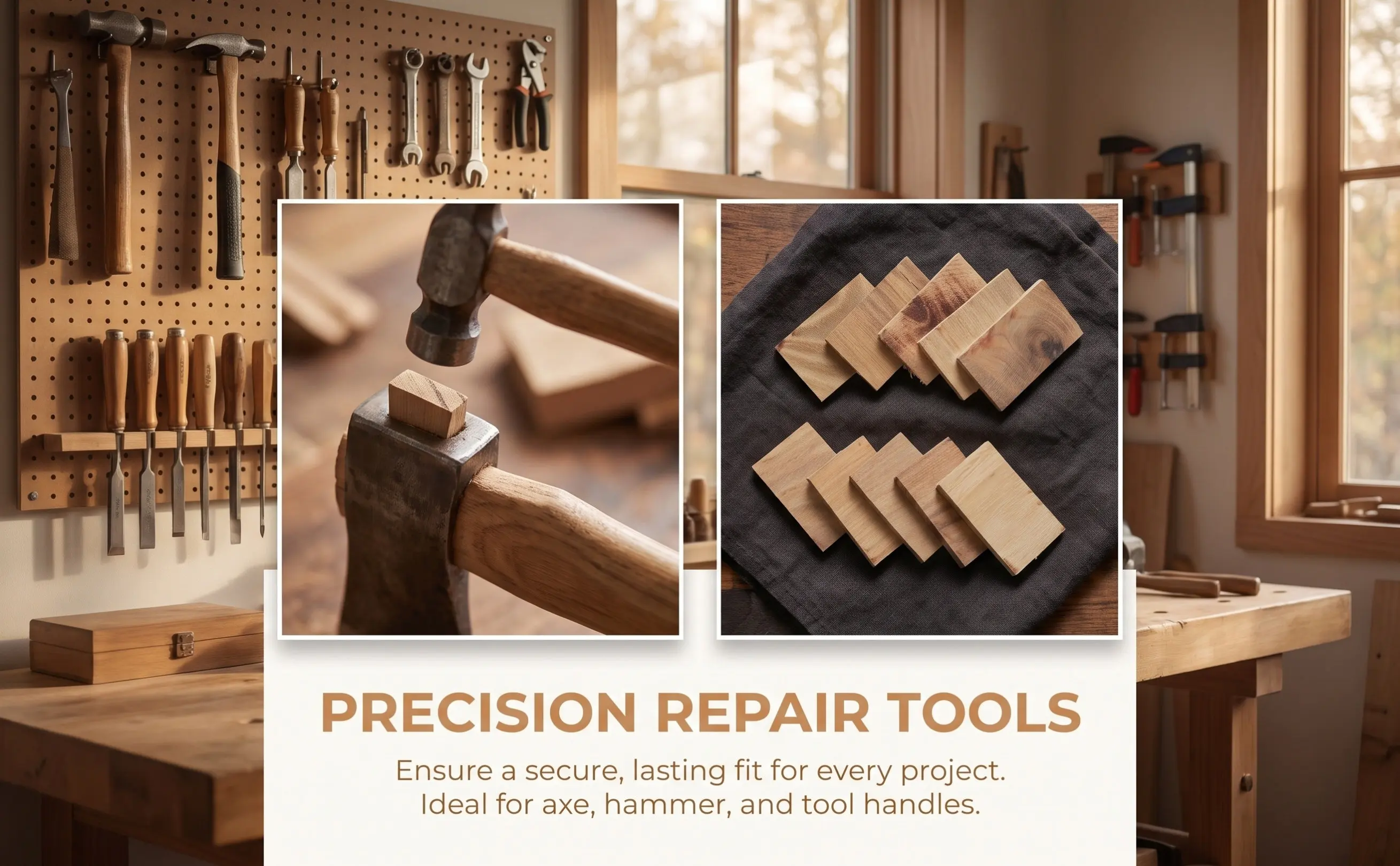 Premium Hardwood Wedges for Construction Renovation Door Jamb Adjustment Flooring Leveling Carpenter Wood Shims