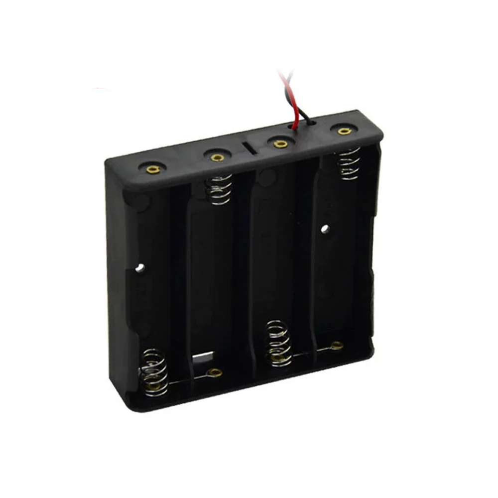 1PC 18650 Battery Case 1/2/3/4 Slots Lithium Battery Holder with Wire Series Connected Battery Box