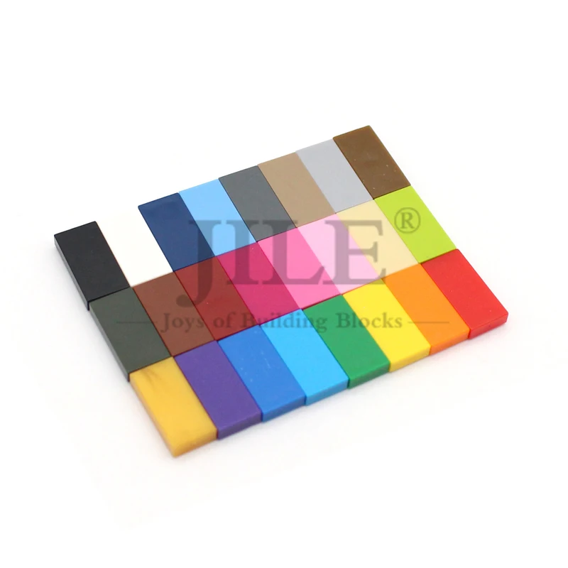 100pcs Moc Tiles 1x2 3069 Tablet DIY Creative Enlighten Basics Building Blocks Bulk Bricks Compatible with Assembles Particles