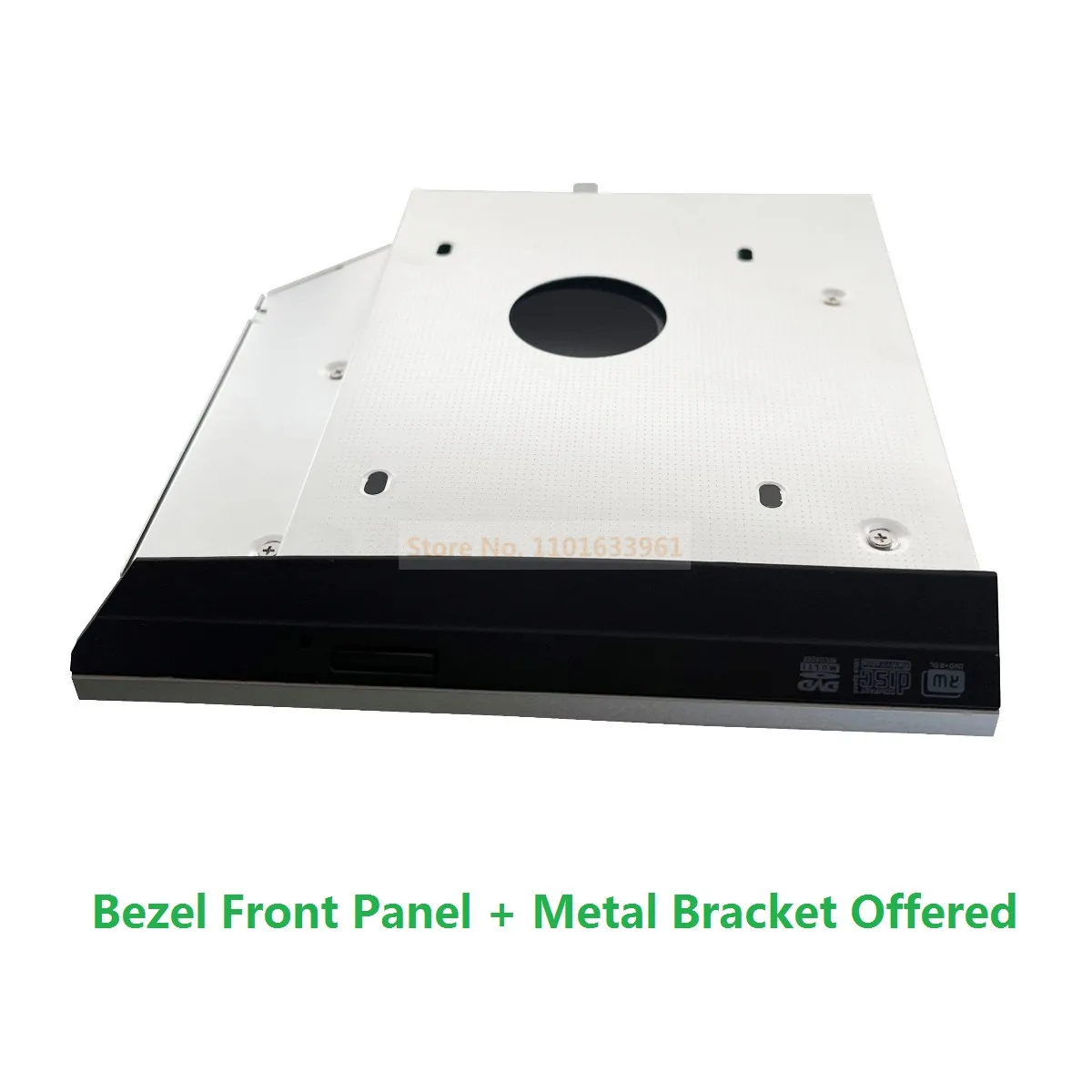 Bezel 2nd Hard Drive HDD SSD Optical Bay Caddy Frame Adapter Enclosure for HP EliteBook 8460P 8460W 8470P 8470W Series