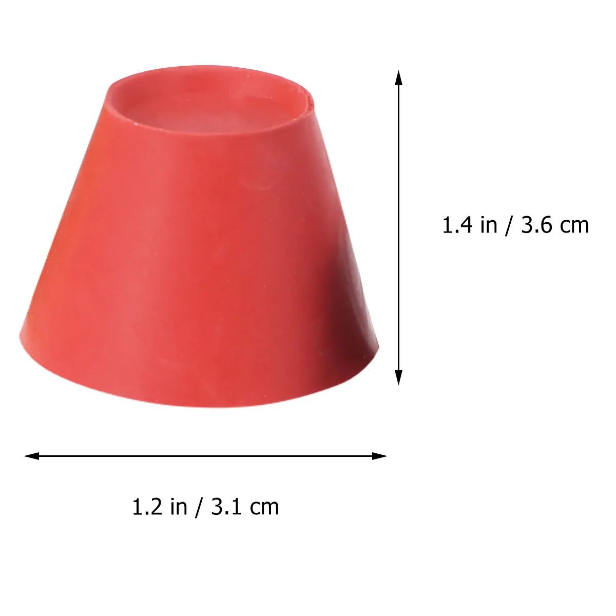 4Pcs Golf Rubber Tee For Golfer Winter Golf Tees Jumbo Different Heights Easy Use Hard Ground Frosty Days