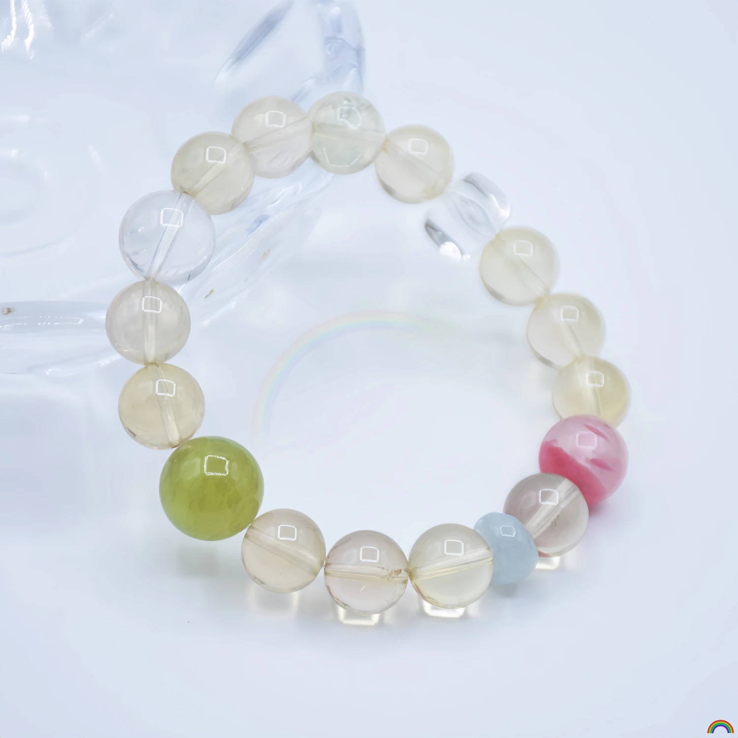 Natural citrine bracelet with lemon yellow autumn color, pleasant crystal bracelet for wealth transfer, gift for girlfriend Rwbu