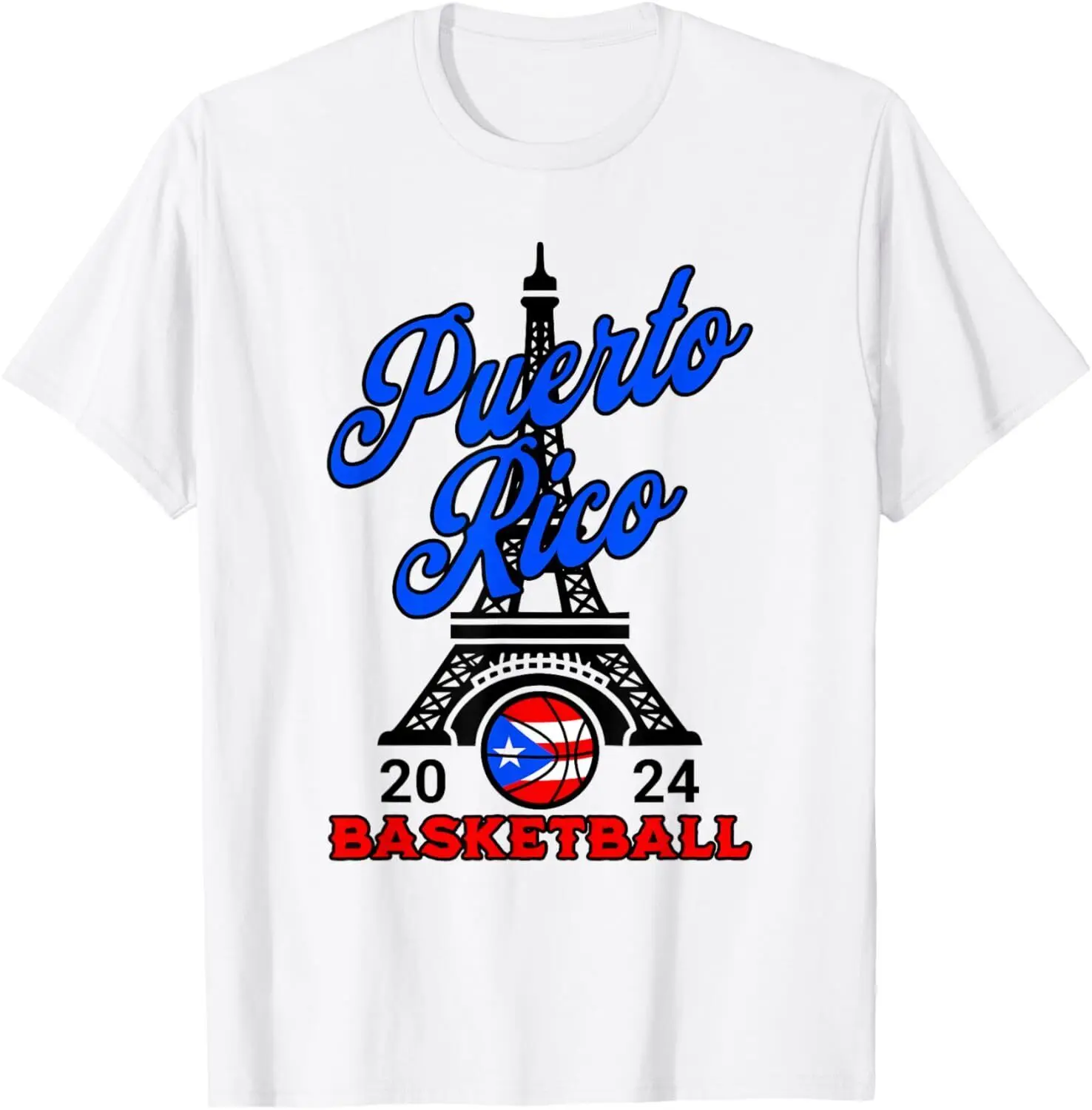 

Puerto Rican Pride Basketball Sport Puerto Rico Flag Boricua T-Shirt