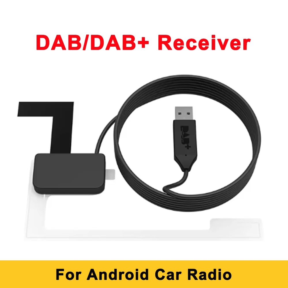 NIEUWE Auto DAB+ Box Digitale Signaalontvanger DAB+ Ontvanger Antenne Antenne USB Interface Draagbaar Voor Android Autoradio Stereo
