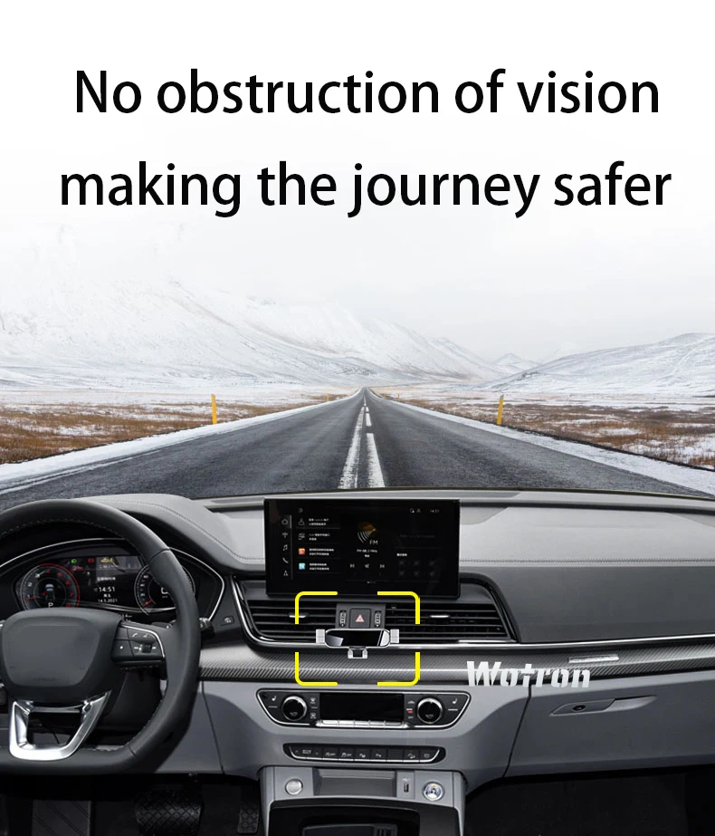 Auto Telefon Halter Mobile Halterung Ständer Für Audi A1 Sportback 8XA 8XF 2011-2019 Einstellbare GPS Navigation Halterung zubehör – Detail 2