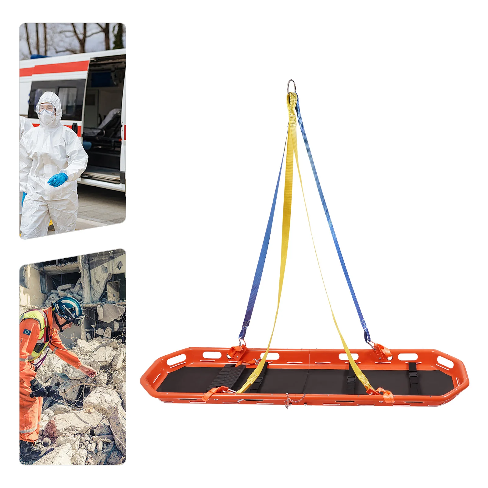 Rettungskorb-Stretcher, Korb-Notfall-Stretcher, Korb-Notfall-Stretcher mit Hebeschlinge