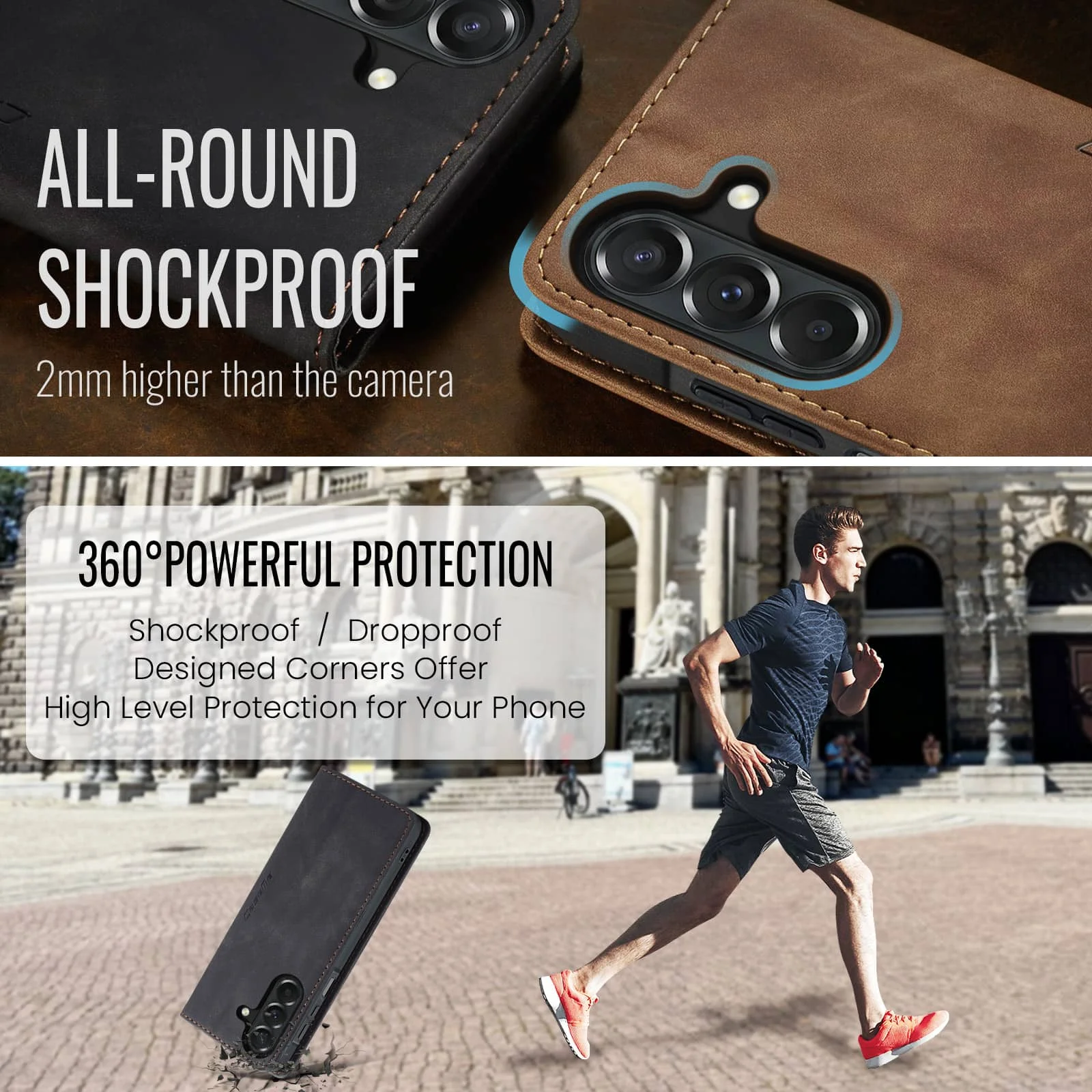 Flip Wallet Case for Samsung G - Leather Folio Wallet Case ulasan dan harga