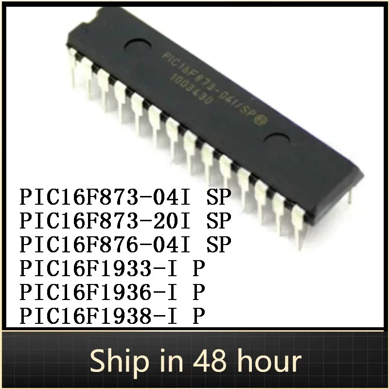 

10Pcs PIC16F873-04I PIC16F873-20I PIC16F876-04I SP PIC16F1933-I PIC16F1936-I PIC16F1938-I P DIP-28 8-bit MCU IC Chip In Stock