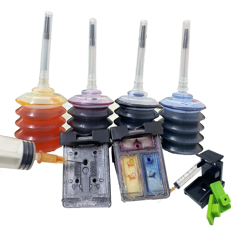 

664 XL 664XL Refillable Ink Cartridge Compatible for HP664 for HP Deskjet 1115 2135 3635 2138 3636 3638 4535 4536 4538 4675 4676