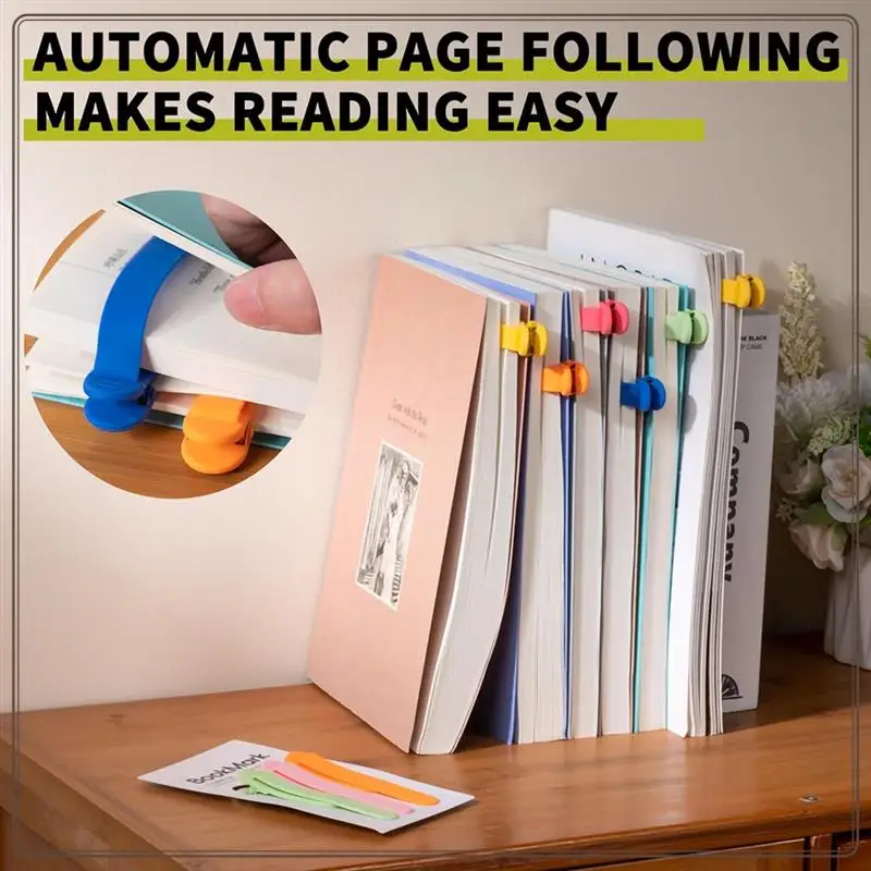 علامات كتاب موثوقة للقراءة للنساء، 6 قطع من ملحقات الكتب الملونة، مشبك إشارة مرجعية، إشارات مرجعية للنساء، هدايا، علامات كتاب لـ