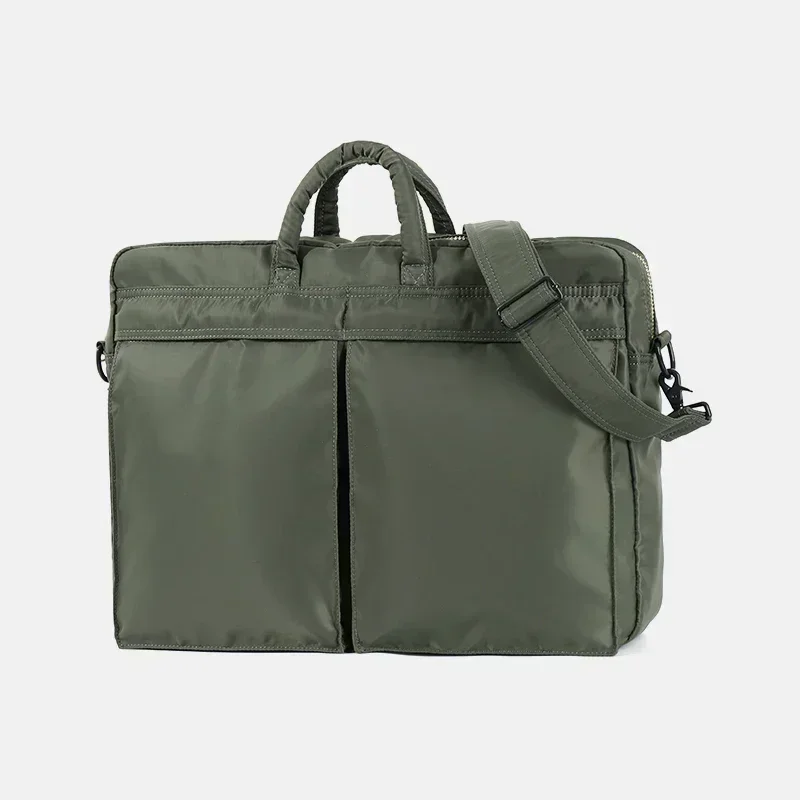 Japanese Yoshida classic TANKER 2WAY BRIEFCASE waterproof Leisure Go to work commute laptop bag Crossbody shoulder bag