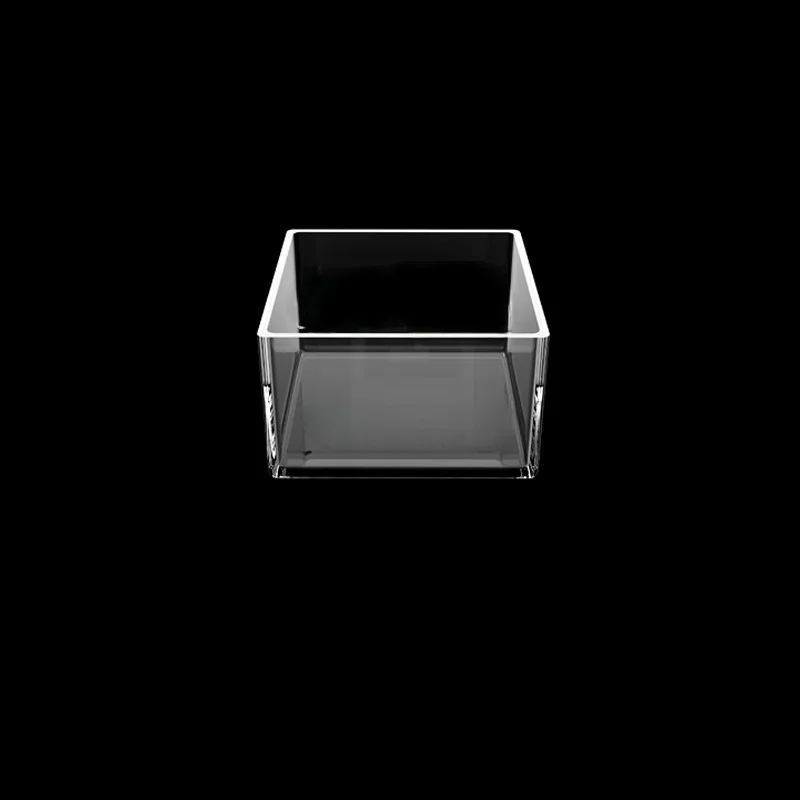 Quartz Ark High Temperature and Corrosion Resistant Tubular Furnace Crucible, Square Cylinder, Box, and Utensil