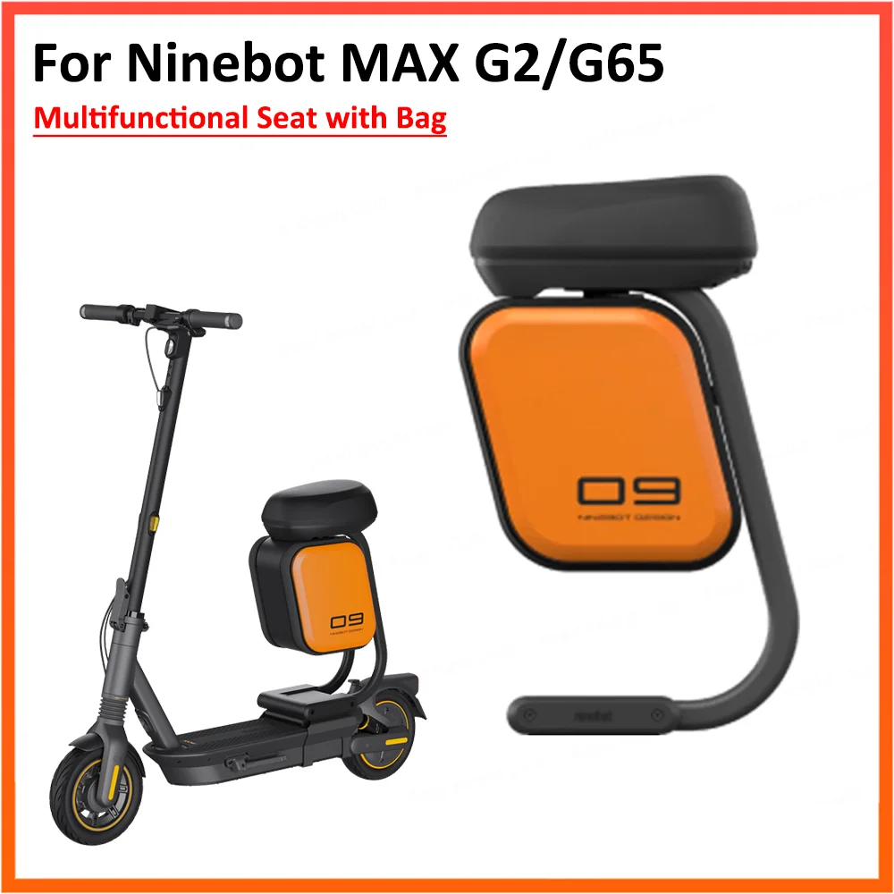 Original Multifunctional Seat For Segway Ninebot Max G2 and G65 Electric Scooter Multi Functional Bag Accessories Parts