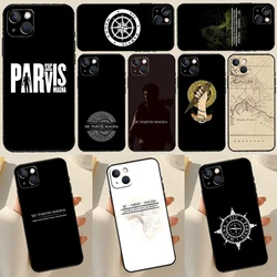 Sic Parvis Magna Uncharted Case For iPhone 11 12 13 14 15 16 Pro Max Mini XS Max XR X Plus Back Cover Phone Case