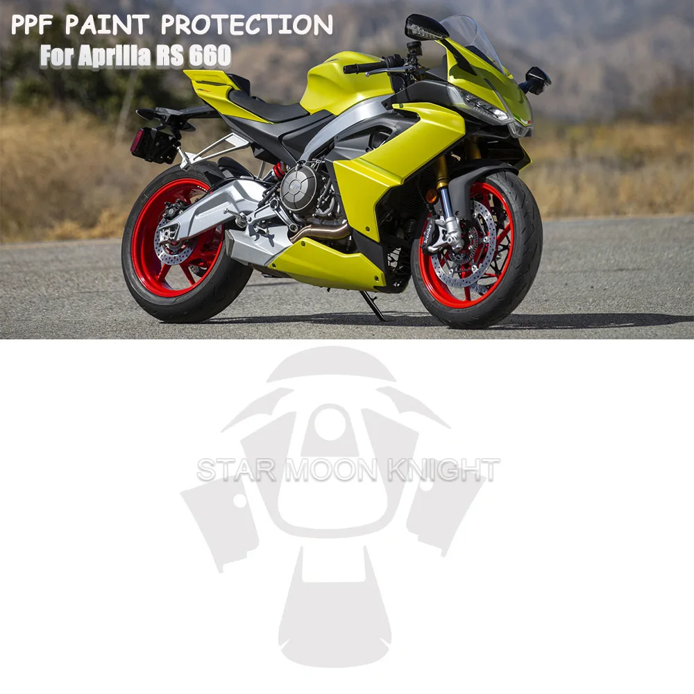 Accesorios de motocicleta para Aprilia RS 660 RS660 PPF, película de protección transparente, cuerpo de TPU, pegatina antiarañazos