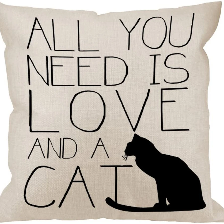 

Cute Car Pillow Cover All You Need Is Love Pillows Case for Living Room Sofa Bed Couch Chairs Pillowcase 45X45 Home Pillowslip