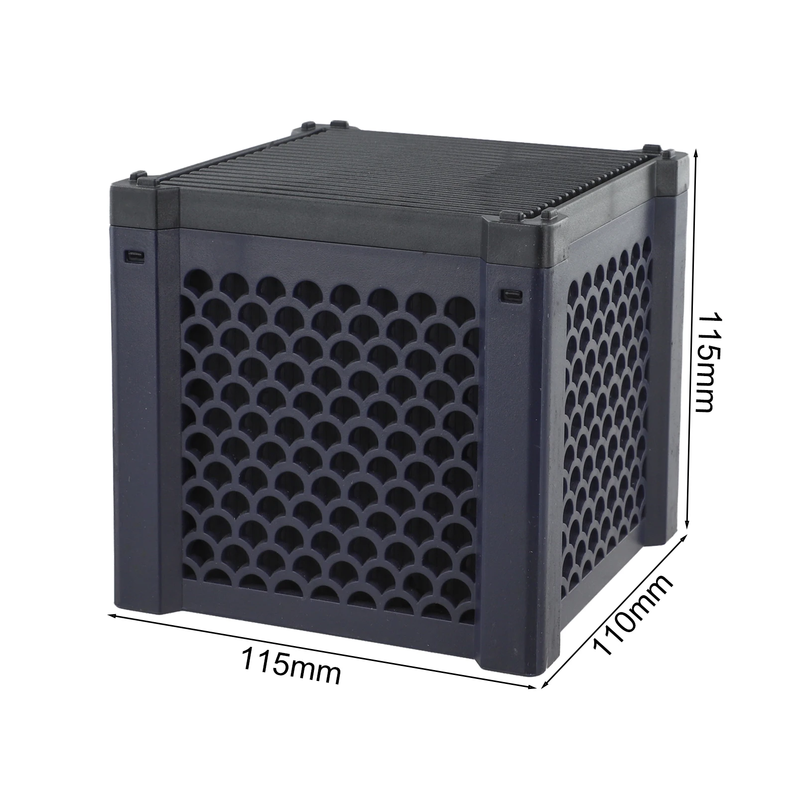 115mm Horse Water Trough Purifier Cube Activated Carbon Aquarium Filter For Pet Drinking Areas Reusable Black Cube