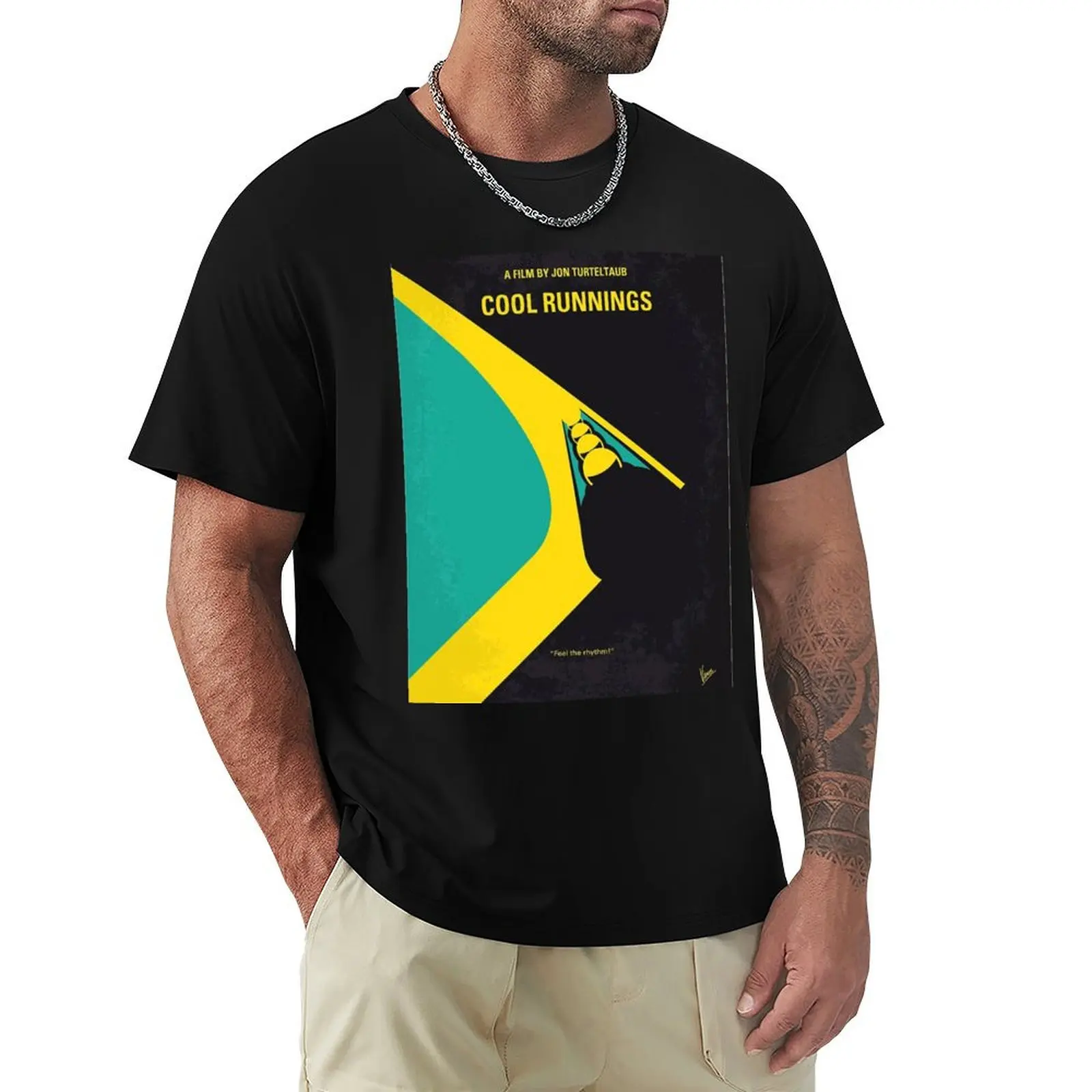

Copy of No538 COOL RUNNINGS Minimal Movie Poster T-Shirt kawaii clothes Personalized t-shirt T-shirts man mens clothing