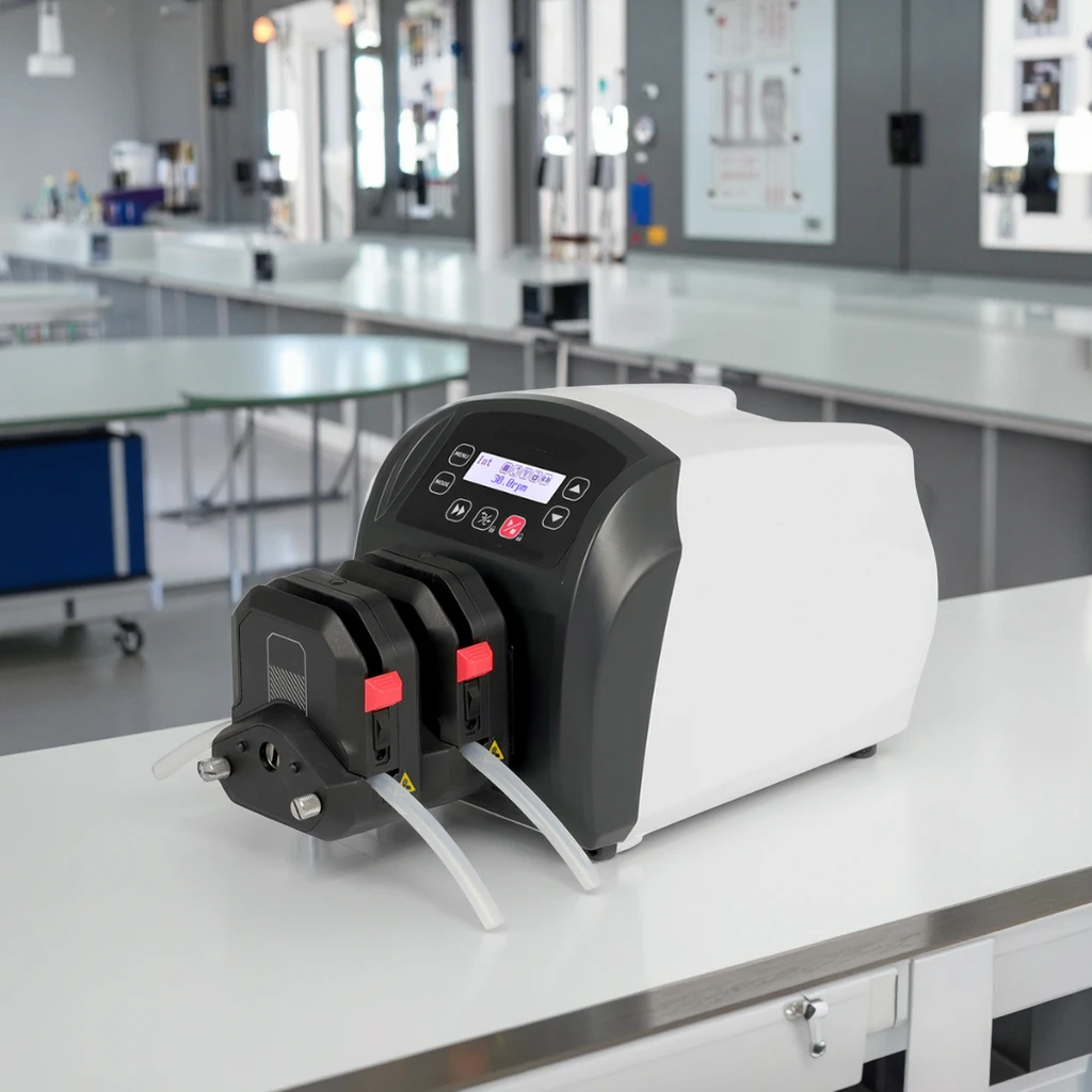 TLF BT301S Seriales Bomba peristáltica de plástico de velocidad variable Suministros de laboratorio